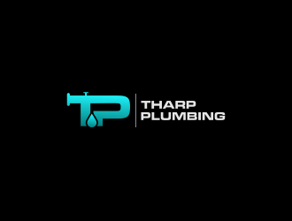 Tharp Plumbing logo design by haidar