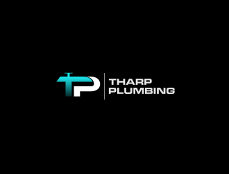 Tharp Plumbing logo design by haidar