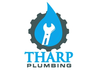 Tharp Plumbing logo design by AamirKhan