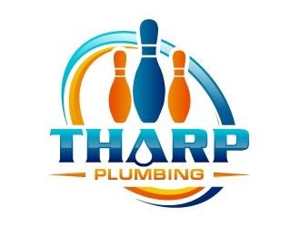 Tharp Plumbing logo design by uttam