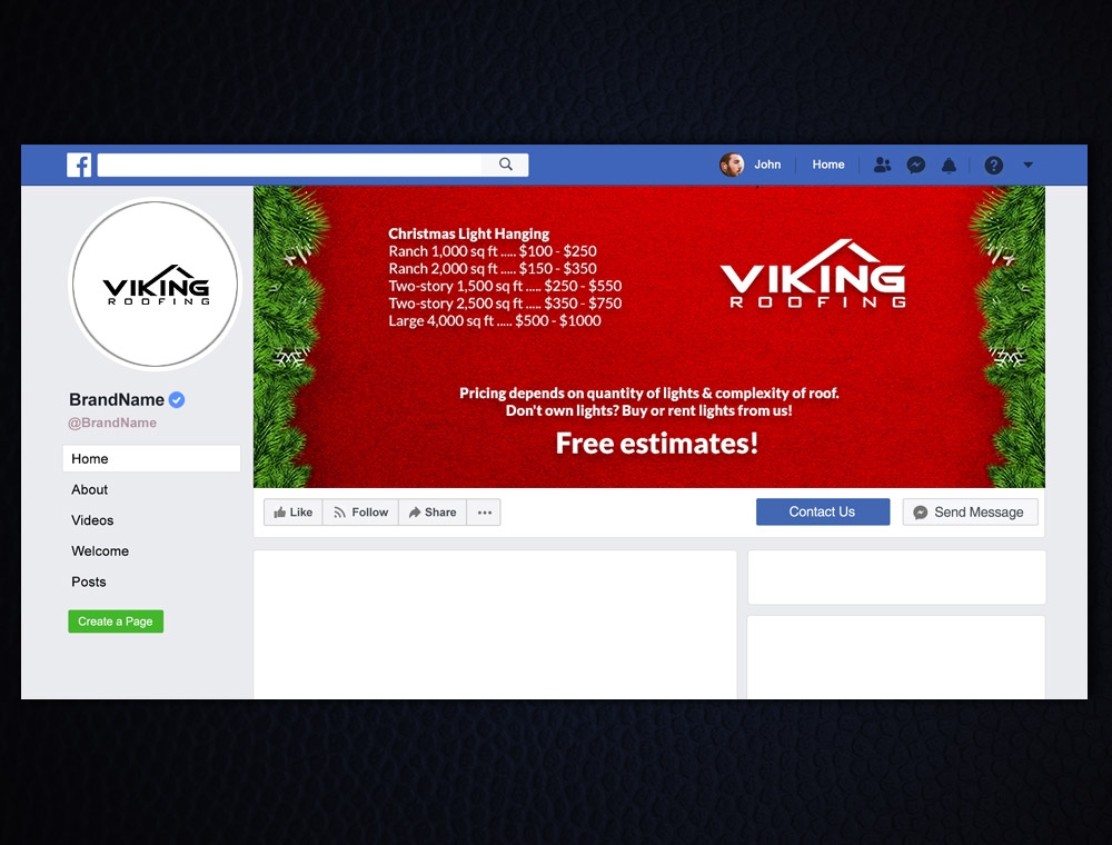 Viking Christmas Lights logo design by fritsB