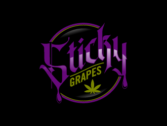 Sticky Grapes  logo design by torresace