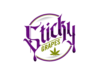 Sticky Grapes  logo design by torresace