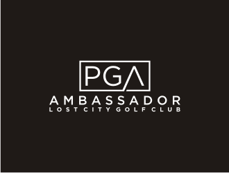 PGA Ambassador - Lost City Golf Club logo design by Artomoro