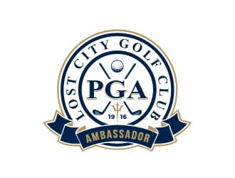 PGA Ambassador - Lost City Golf Club logo design by Benok