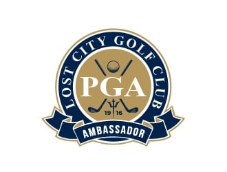 PGA Ambassador - Lost City Golf Club logo design by Benok