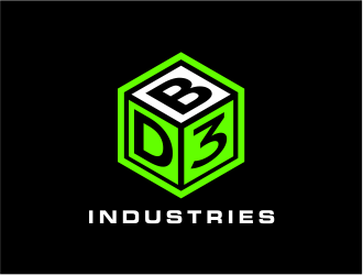 DB3 Industries  logo design by Girly