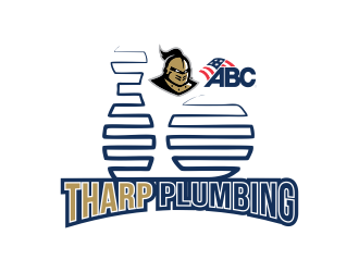 Tharp Plumbing logo design by Gwerth