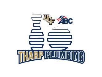 Tharp Plumbing logo design by Gwerth