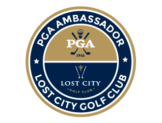 PGA Ambassador - Lost City Golf Club logo design by Girly