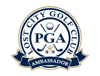 PGA Ambassador - Lost City Golf Club logo design by Benok