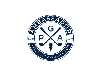 PGA Ambassador - Lost City Golf Club logo design by Susanti