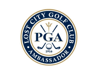 PGA Ambassador - Lost City Golf Club logo design by Benok