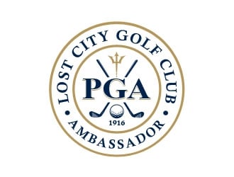 PGA Ambassador - Lost City Golf Club logo design by Benok