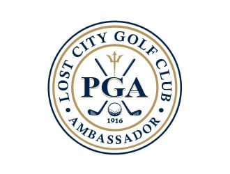 PGA Ambassador - Lost City Golf Club logo design by Benok