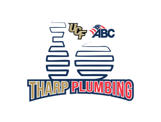 Tharp Plumbing logo design by Gwerth