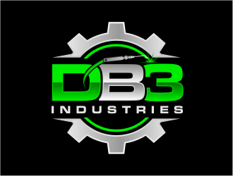 DB3 Industries  logo design by evdesign