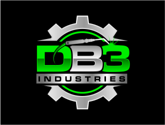 DB3 Industries  logo design by evdesign