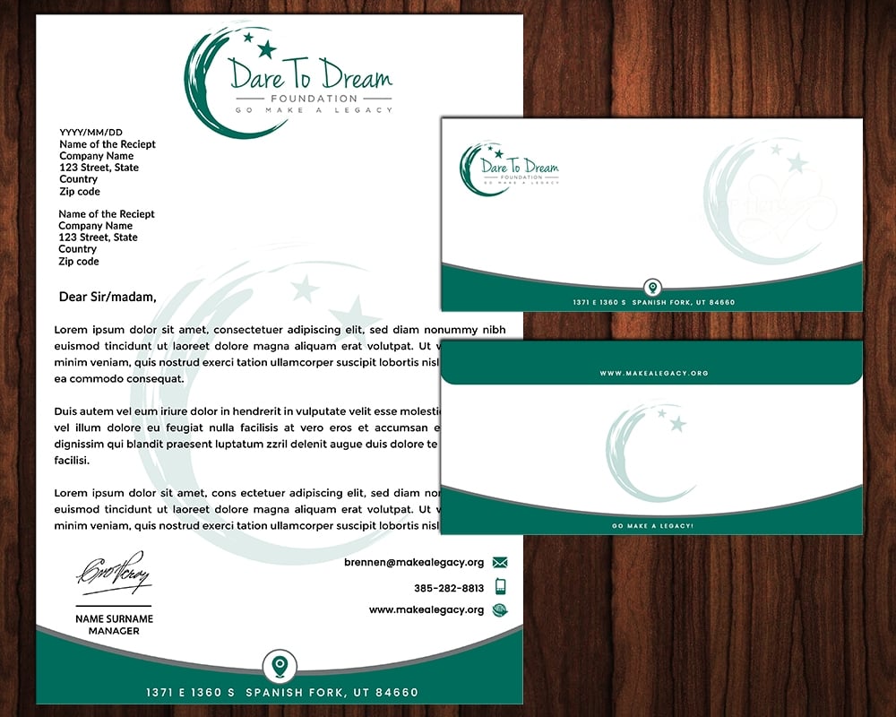 Dare to Dream Foundation logo design by MastersDesigns