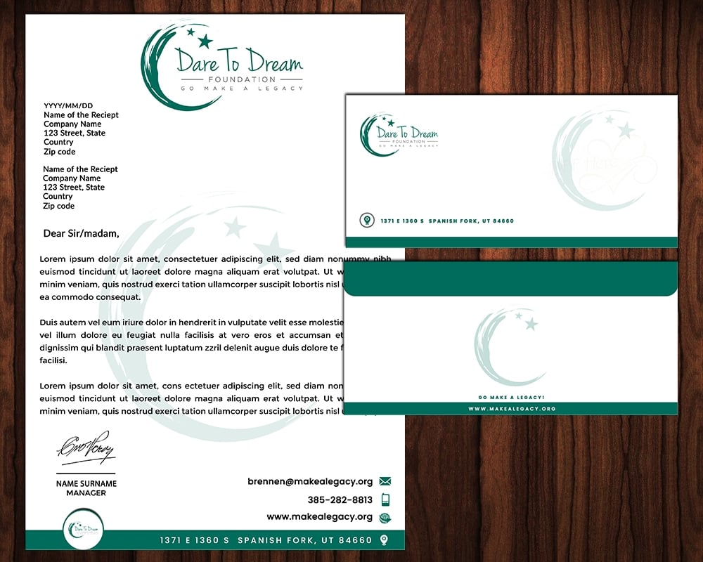 Dare to Dream Foundation logo design by MastersDesigns