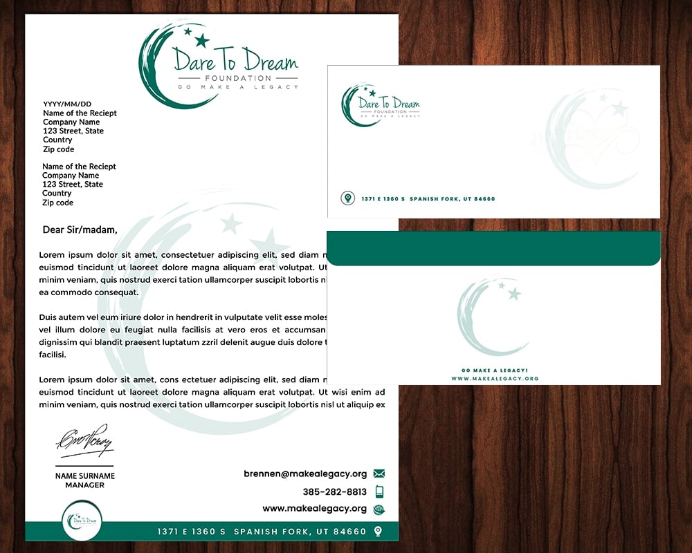 Dare to Dream Foundation logo design by MastersDesigns