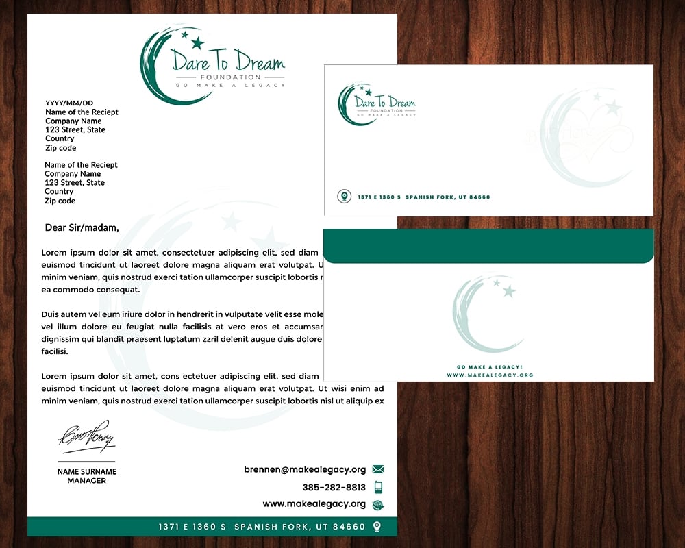 Dare to Dream Foundation logo design by MastersDesigns