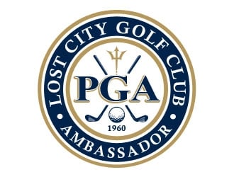 PGA Ambassador - Lost City Golf Club logo design by Benok