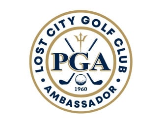 PGA Ambassador - Lost City Golf Club logo design by Benok