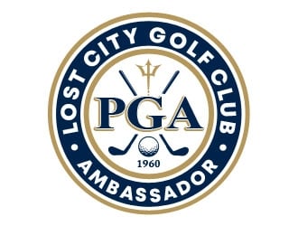 PGA Ambassador - Lost City Golf Club logo design by Benok