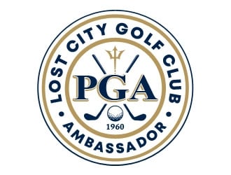 PGA Ambassador - Lost City Golf Club logo design by Benok