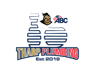 Tharp Plumbing logo design by Gwerth