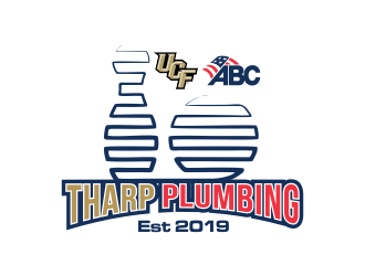 Tharp Plumbing logo design by Gwerth