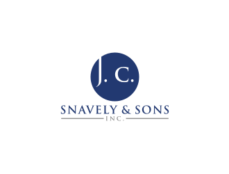 J. C. Snavely & Sons, Inc. logo design by Artomoro