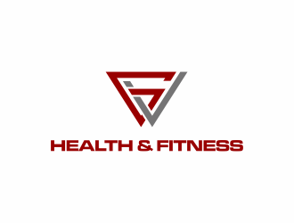 GV Health & Fitness logo design by ammad