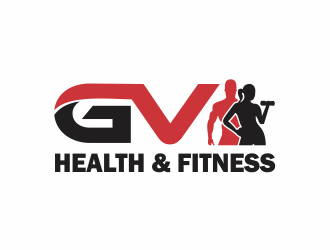 GV Health & Fitness logo design by up2date