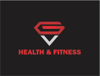 GV Health & Fitness logo design by up2date