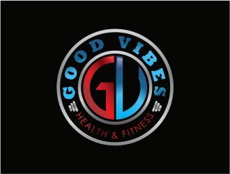 GV Health & Fitness logo design by up2date