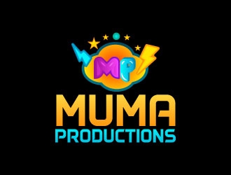 MUMA Productions logo design by aryamaity