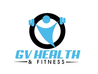 GV Health & Fitness logo design by AamirKhan