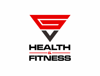 GV Health & Fitness logo design by mutafailan