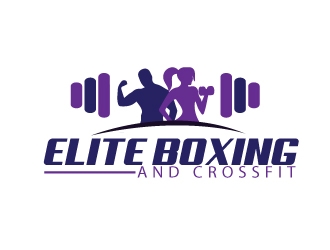Elite Boxng and Crossfit logo design by AamirKhan