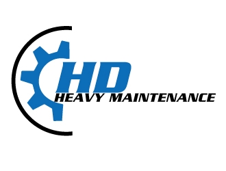 HD Heavy Maintenance logo design by AamirKhan