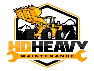 HD Heavy Maintenance logo design by daywalker