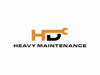 HD Heavy Maintenance logo design by checx