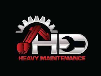 HD Heavy Maintenance logo design by KreativeLogos