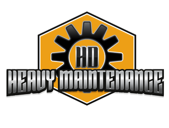 HD Heavy Maintenance logo design by megalogos