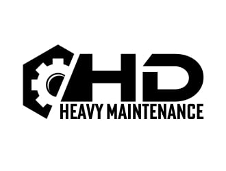 HD Heavy Maintenance logo design by b3no