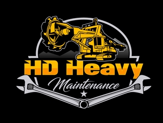 HD Heavy Maintenance logo design by DreamLogoDesign