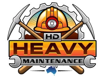 HD Heavy Maintenance logo design by design_brush