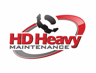 HD Heavy Maintenance logo design by YONK